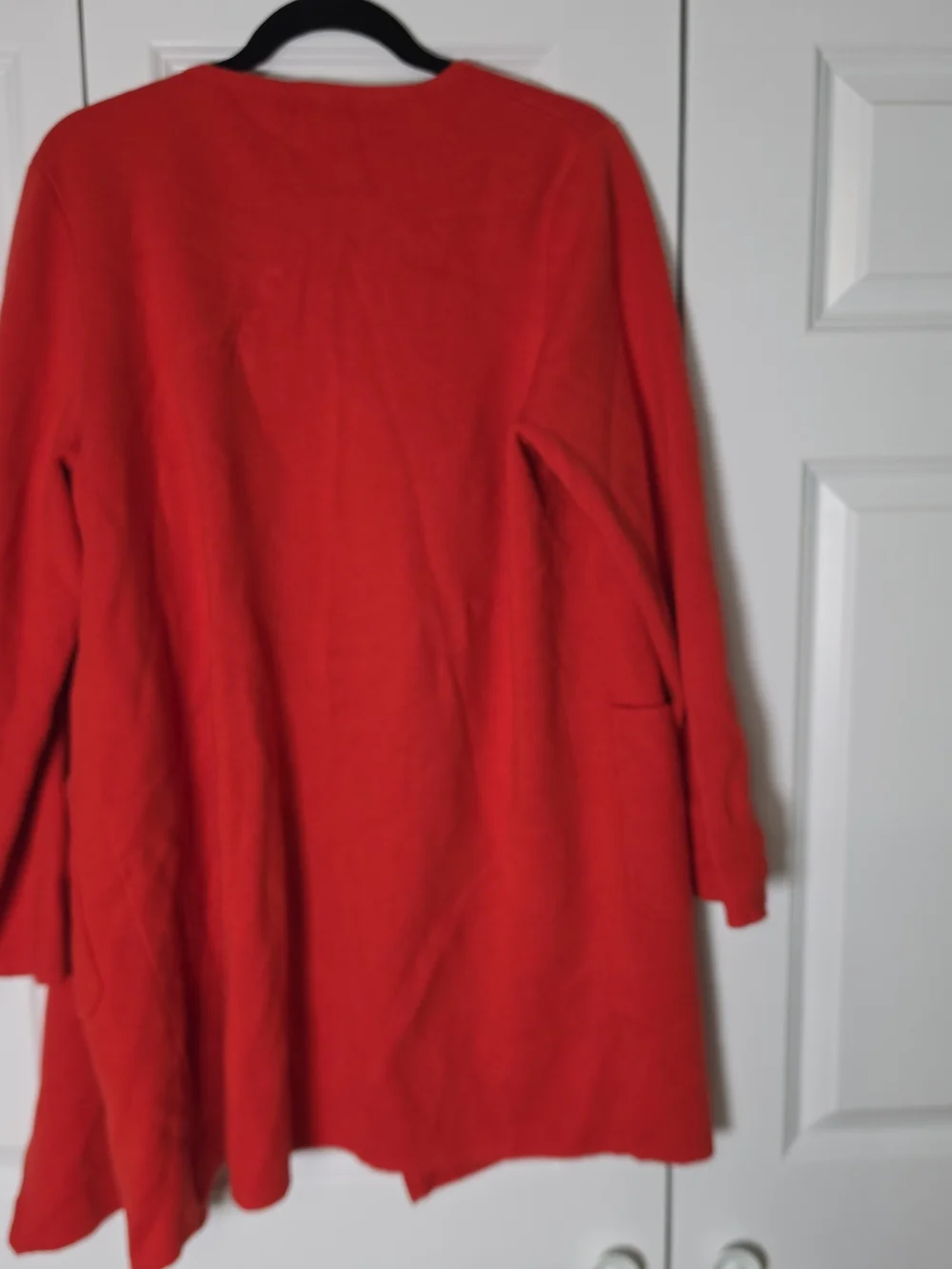 J.Crew Juliette Red Sweater Blazer XL Merino Wool